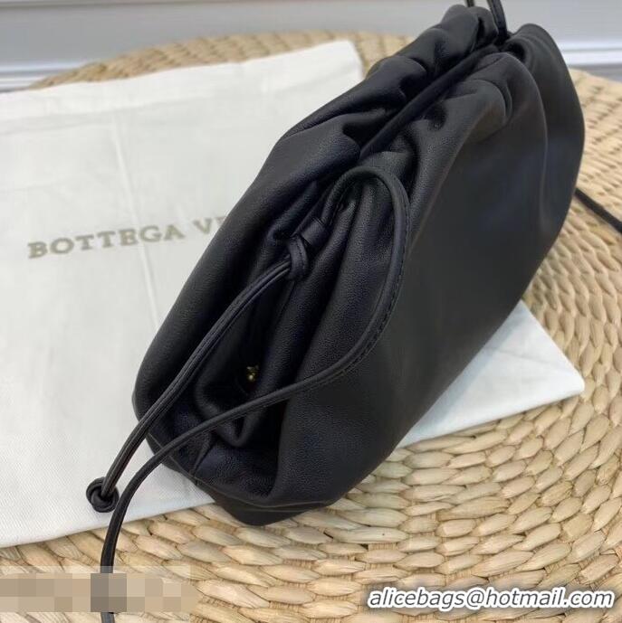 Cheap Bottega Veneta Frame Pouch Clutch Small Bag with Strap In Butter Calf BV51402 Black 2019