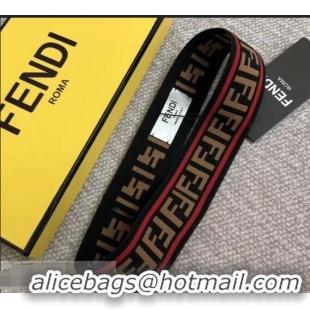 Buy Faux Fendi Width 4cm FF 921605 Red Stripe Headband