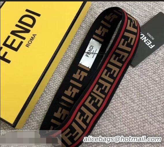 Buy Faux Fendi Width 4cm FF 921605 Red Stripe Headband