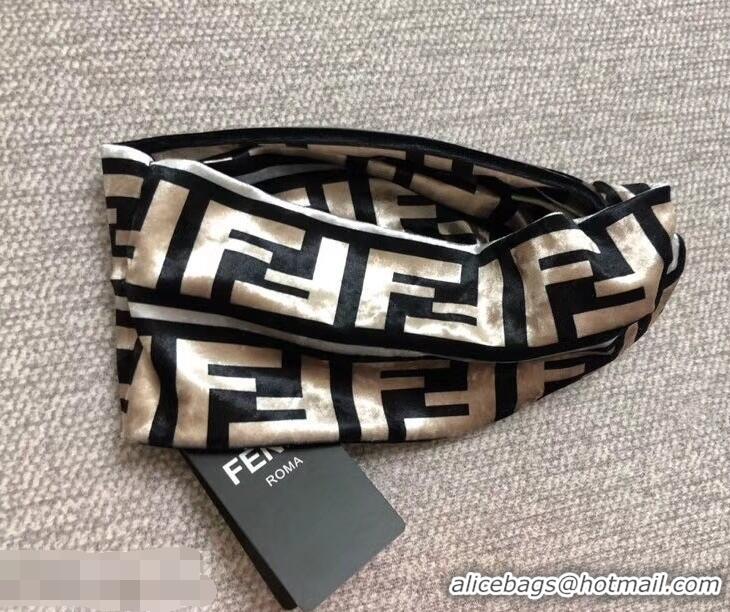 Cheapest Fendi Velvet FF Tie Headband 921612