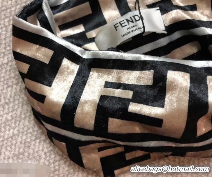 Cheapest Fendi Velvet FF Tie Headband 921612