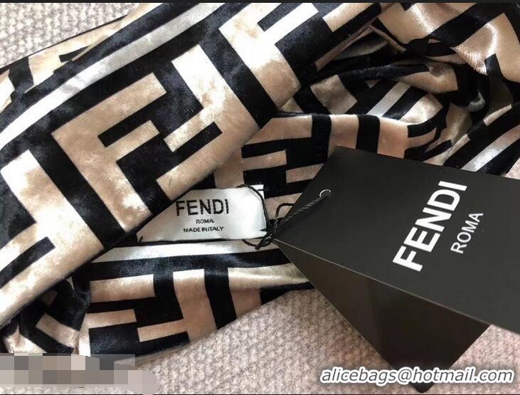 Cheapest Fendi Velvet FF Tie Headband 921612