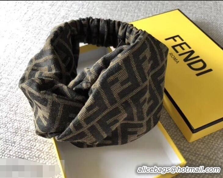 Hot Sell Fendi Jacquard FF Tie Headband 921613