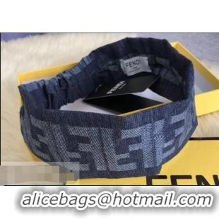 Cheap Imitation Fendi Denim FF Headband 921616