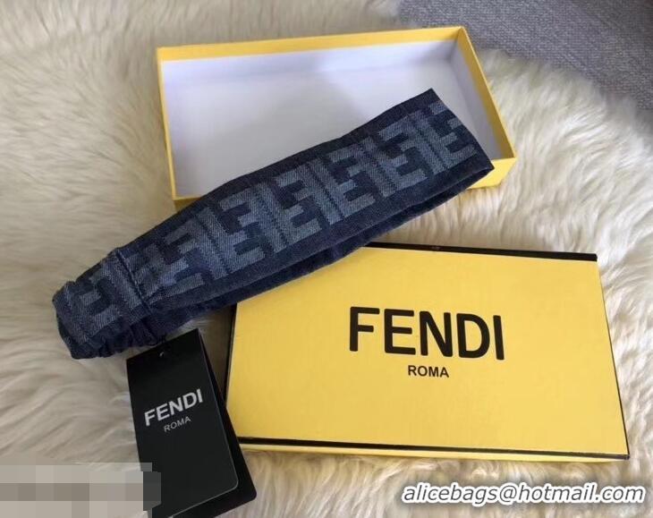 Cheap Imitation Fendi Denim FF Headband 921616