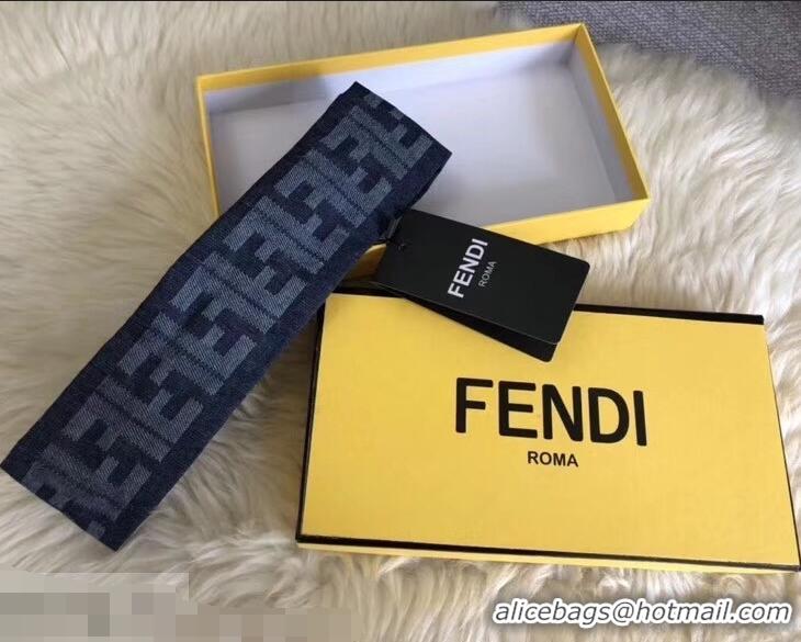 Cheap Imitation Fendi Denim FF Headband 921616