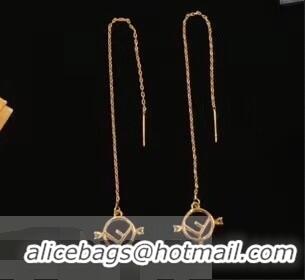 Low Cost Fendi F Is Fendi Long Chain Earrings F93499