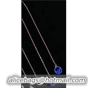 Top Quality Fendi F Is Fendi Long Chain Earrings F924280 Blue