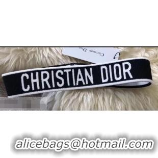 New Fashion Dior Logo Headband CD2162 Black/White