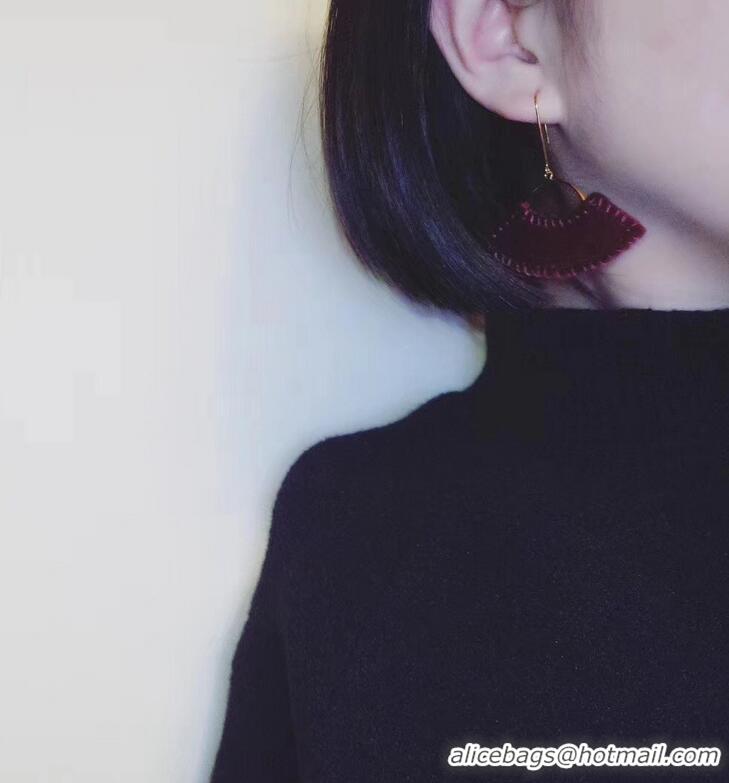 Best Discount Celine Earrings C12012 Burgundy