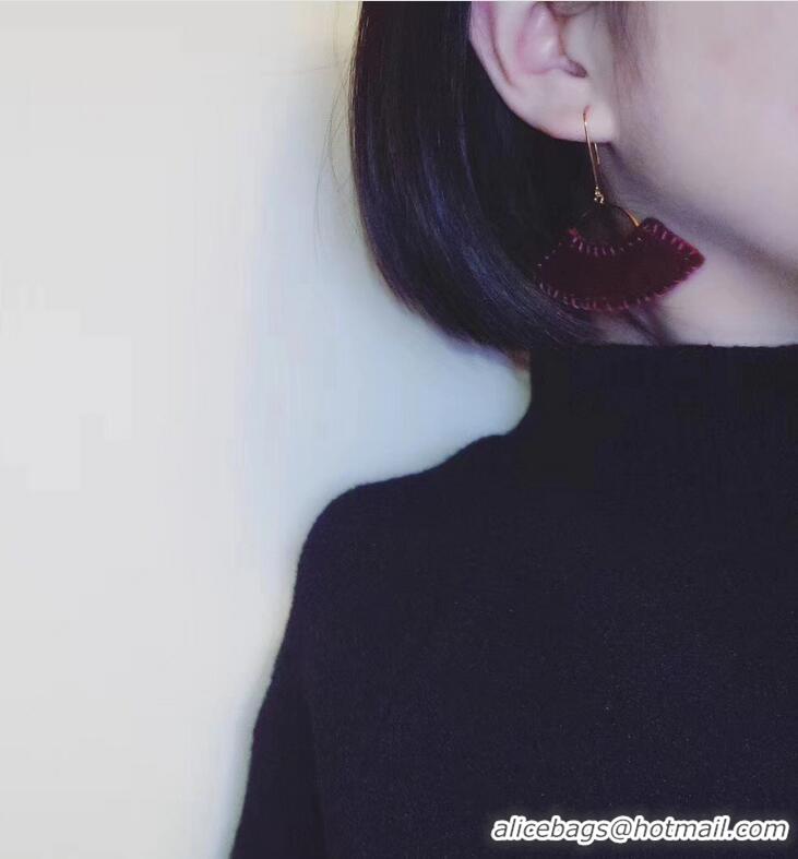 Best Discount Celine Earrings C12012 Burgundy