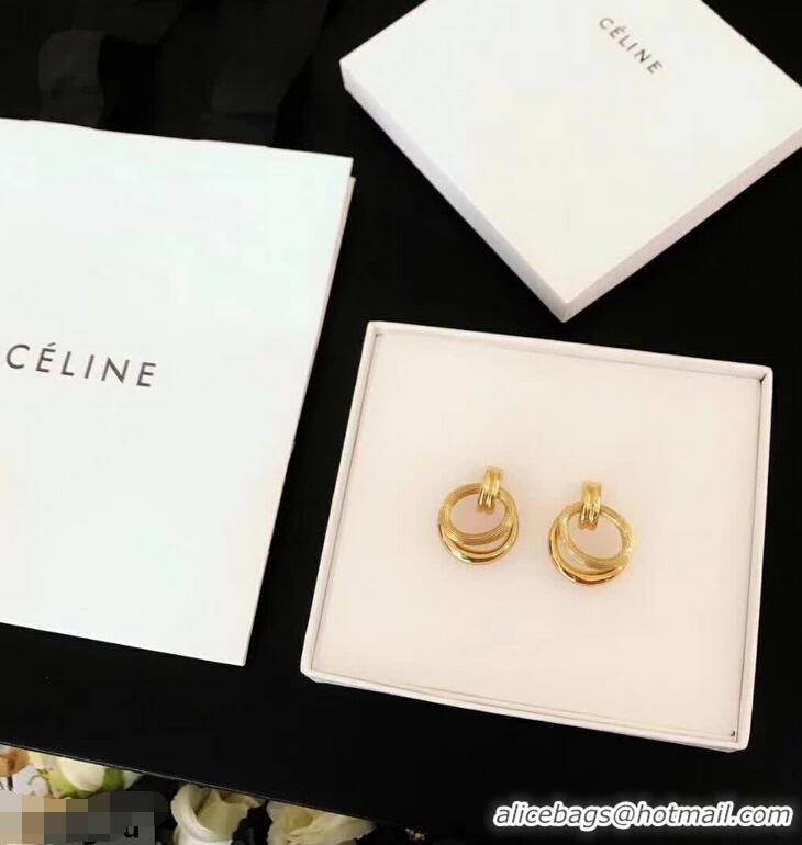 New Fashion Celine Loop Earrings C61109 Gold