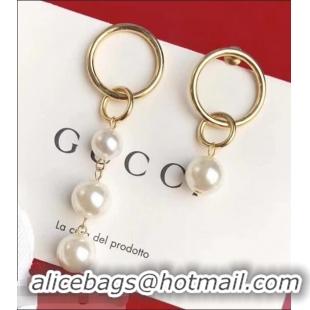 Top Quality Cheap Celine Asymmetric Pearl Earrings C72302