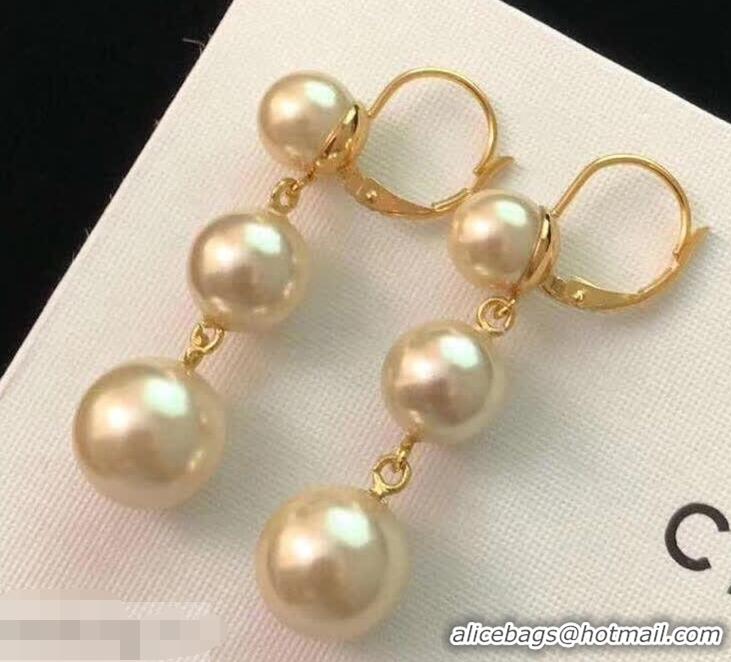 Ladies Imitation Celine Pearl Earrings C80424