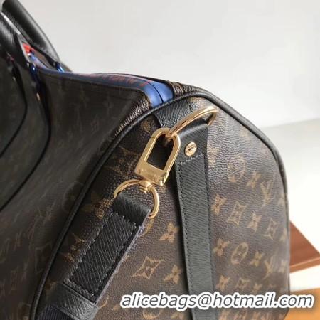 Discount Bulk Louis Vuitton Monogram Macassar Canvas Keepall 50 Strap M43817