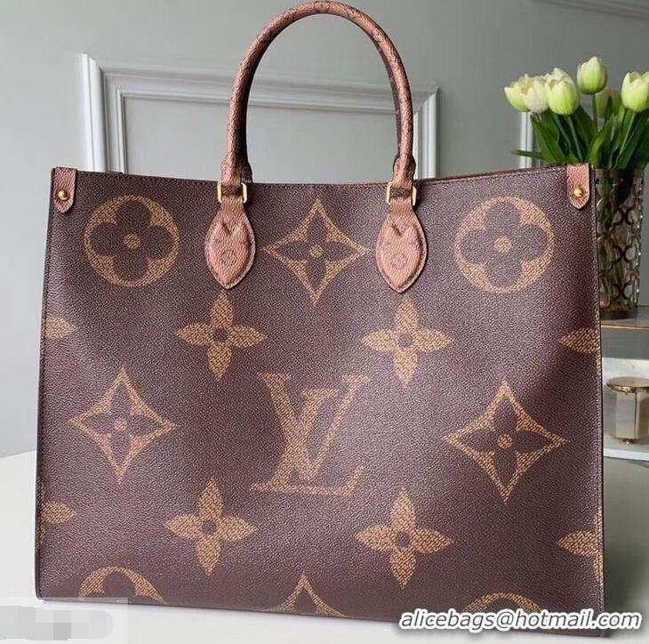 New Fashion Louis Vuitton Monogram Giant Canvas Onthego Tote Bag M44576 2019