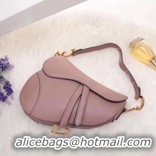 Luxury Imitation Dior SADDLE BAG CALFSKIN M0447 Pink