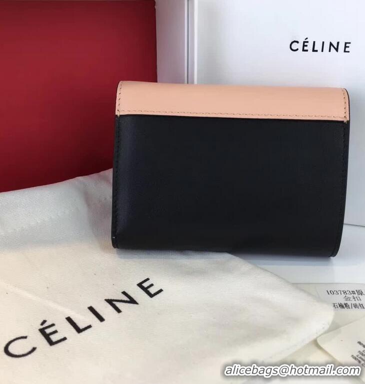 Well Crafted Celine Pocket Medium Flap Wallet 103783 Nude