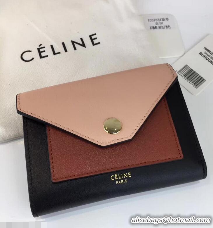 Well Crafted Celine Pocket Medium Flap Wallet 103783 Nude