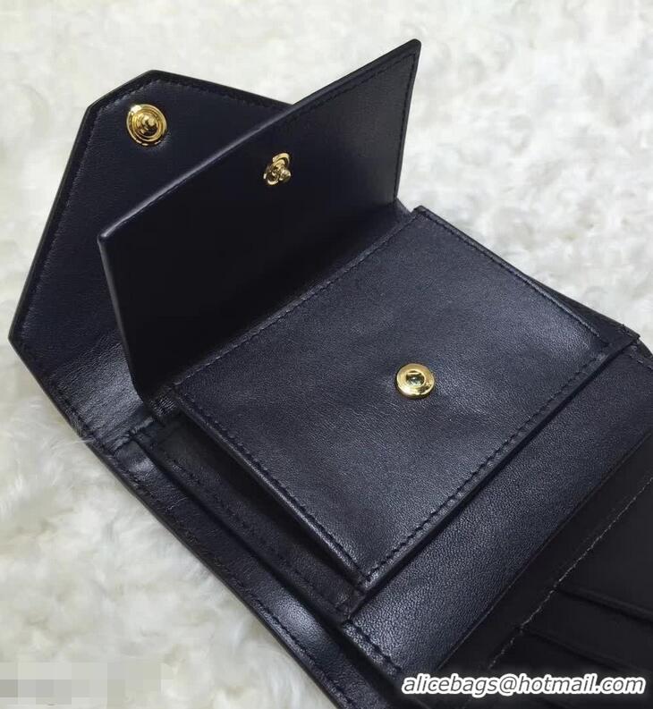 Buy Fashion Celine Pocket Medium Flap Wallet 103783 Blue Peacock