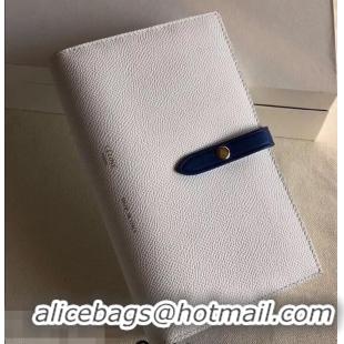 Reproduction Celine Bicolour Large Strap Multifunction Wallet 952101 White/Blue