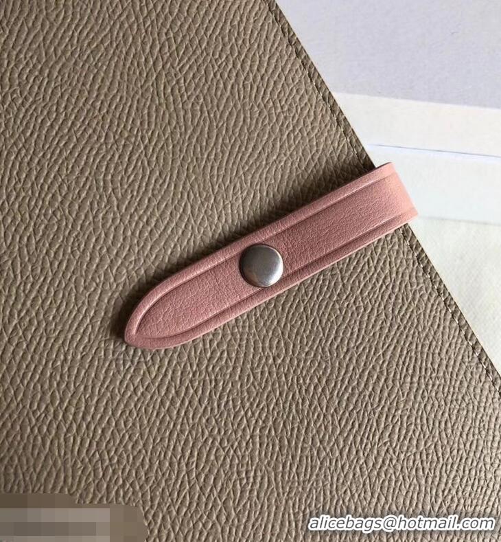 Cheapest Celine Bicolour Large Strap Multifunction Wallet 952101 Camel/Pink​