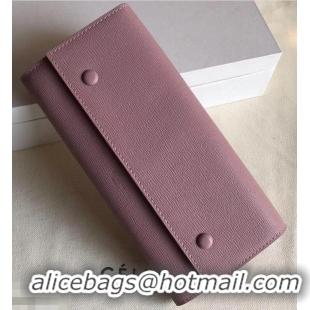 Low Price Celine Epi Large Flap Multifunction Wallet 952139 Light Pink