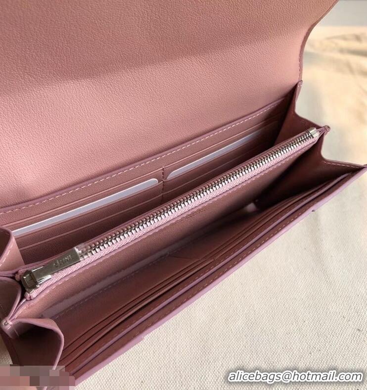 Low Price Celine Epi Large Flap Multifunction Wallet 952139 Light Pink