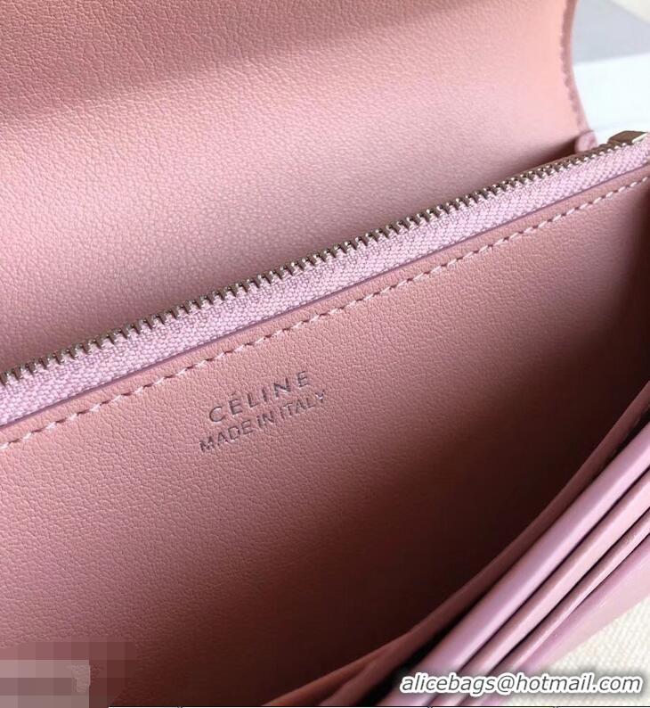 Low Price Celine Epi Large Flap Multifunction Wallet 952139 Light Pink