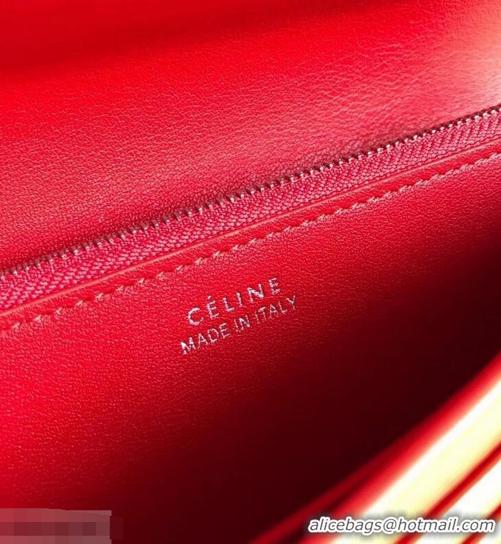 Low Price Celine Epi Large Flap Multifunction Wallet 952139 Red