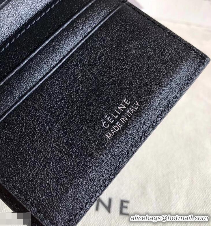 Shop Cheap Celine Epi Small Flap Folded Multifunction Wallet 952151 Black