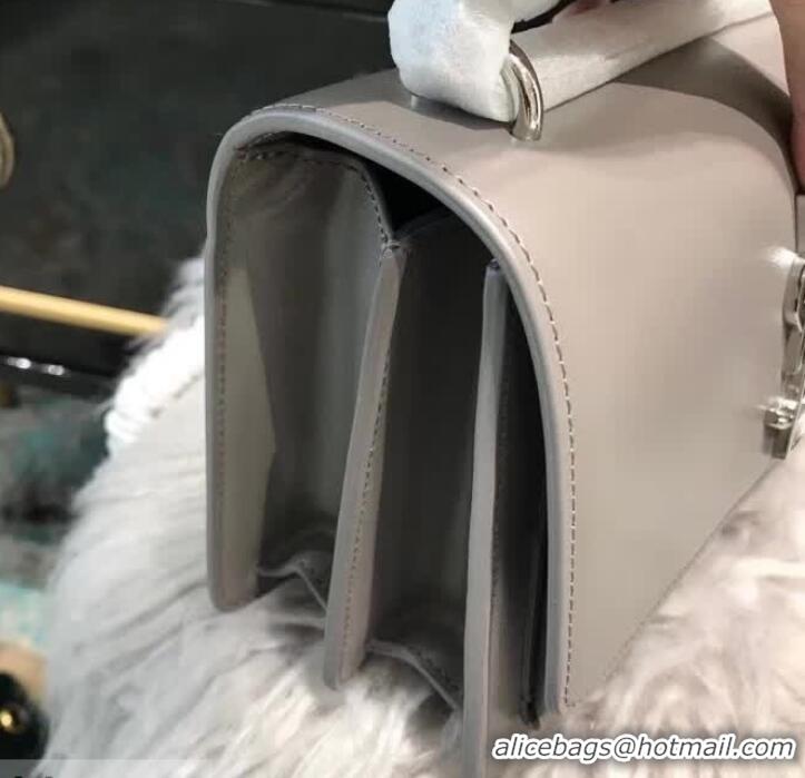 Best Quality Saint Laurent Small Sunset Bag in Light Grey Leather 441972 