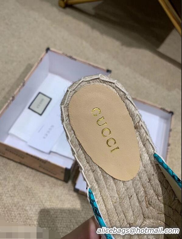 Good Looking Gucci Chevron Raffia Espadrilles Slippers With Double G 952007 White 2019