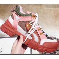 Classic Specials Gucci Flashtrek Lovers Sneakers 932608 Pink 2019