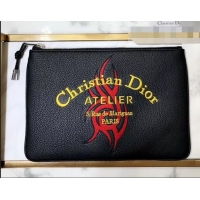 Trendy Design Dior Flat Pouch Clutch Bag Christian Dior Atelier Print 500425