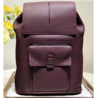 Low Cost Dior Motion Rucksack Backpack Bag In Grained Calfskin 500430 Burgundy