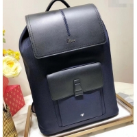 Popular Style Dior Motion Rucksack Backpack Bag In Nylon and Calfskin 500433 Navy Blue