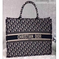 Popular Dior Book Tote Bag In Embroidered Dior Oblique Canvas 500512 2019