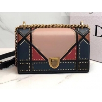 New Design Dior Small Diorama Bag in Lambskin Patchwork 500514 2019