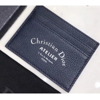 Duplicate Dior Atelier Homme Card Holder 500520 Dark Blue 2019