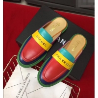 Cheap Chanel X Pharrell Capsule Collection Calfskin Slippers G89756 Multicolor 2019