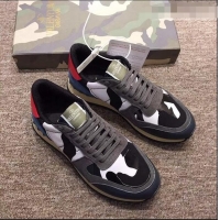 Best Cheap Valentino Camouflage Rockrunner Sneakers For Woman/Men VA94284