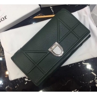 Best Price Dior Diorama Wallet on Chain Clutch 500618 Dark Green