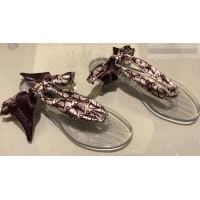 Imitation Dior KaleiDiorscopic Thong Sandals with Printed Silk Mitzah Scarf CD4296 2019