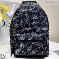 Fashion Dior Rider Rucksack Backpack Bag All Over Logo 500630