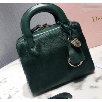 Luxury Dior Lily Bag In Horsehair Pony Effect 500811 Green