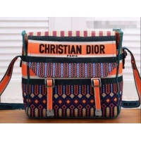 Classic Dior Multi-Coloured Canvas Diorcamp Messenger Bag 500824 2019