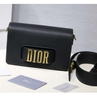 Newest DIOR DIO(R)EVOLUTION FLAP BAG 500843 black/gold 2019