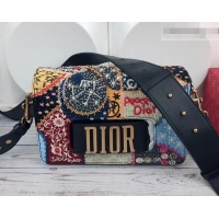 Luxury Dior birds and flowers Embroidered Dio(r)evolution Flap Bag CD500848 2019