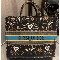 Fashion Discount Dior Book Tote Bag In Heart Embroidered CD500851 2019